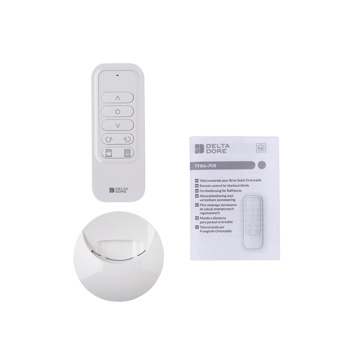 TYXIA 1705 - TÉLÉCOMMANDE VOLET ROULANT OU BSO 1 CANAL - DELTADORE 6351405 