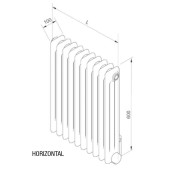 Radiateur électrique ACOVA - VUELTA 1500W - inertie fluide - TMC06-150-104/GF