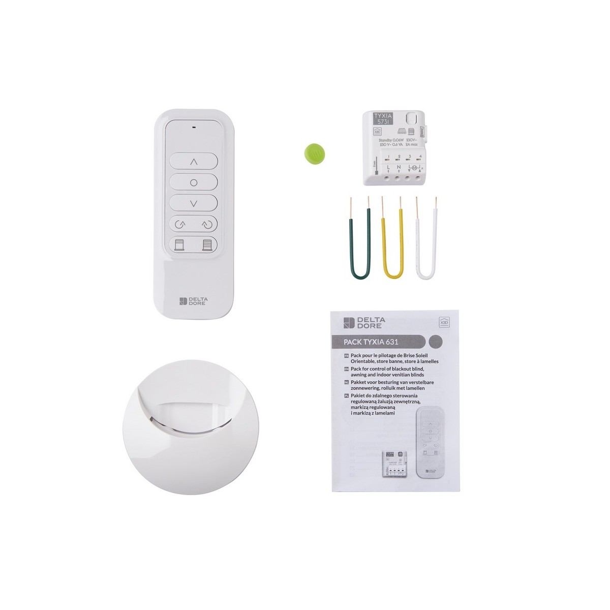 PACK TYXIA 631 GESTION D'UN BRISE SOLEIL ORIENTABLE DELTA DORE - 6351415 