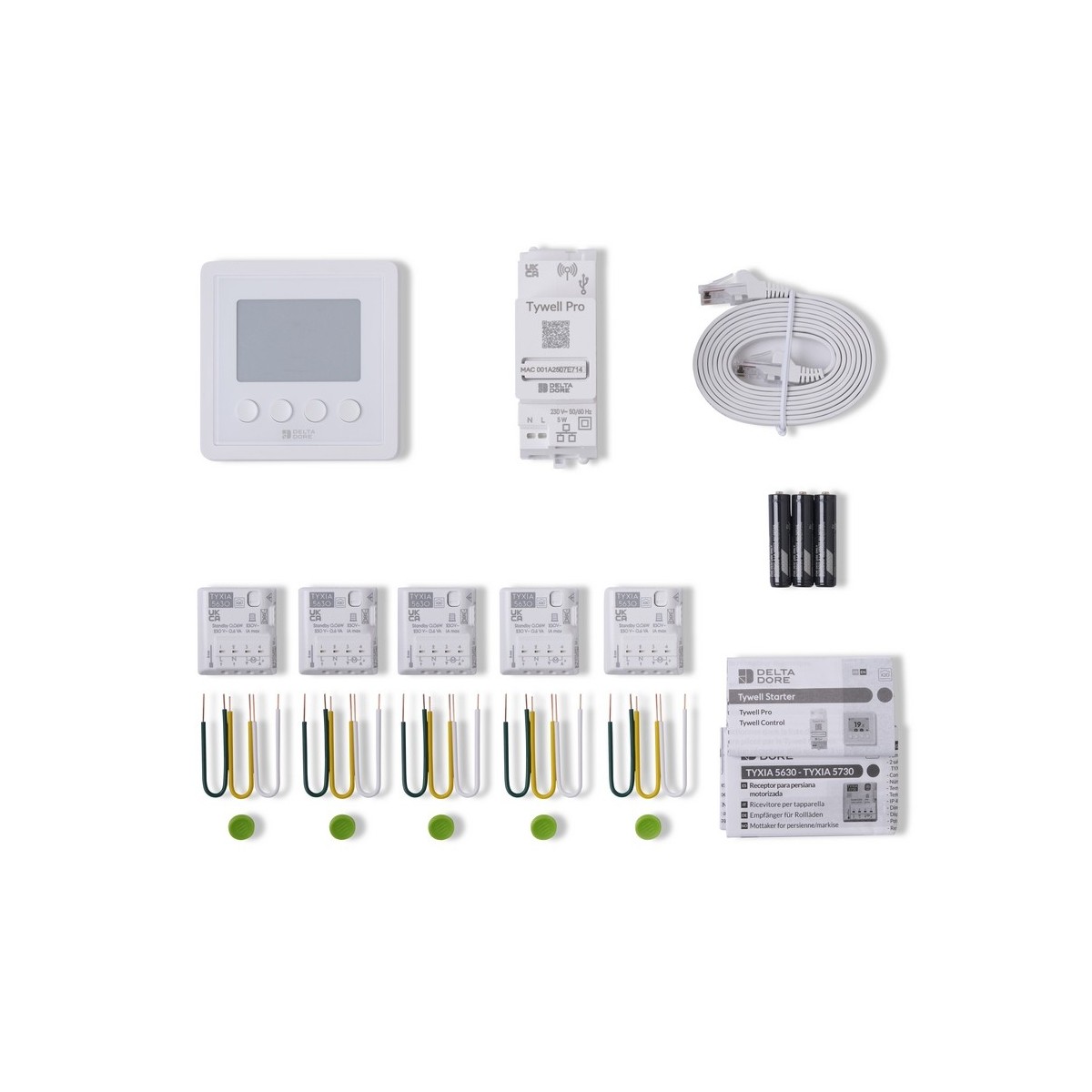 Pack Tyxia 741 bioclim - Pack pour volets roulants automatiques Delta Dore 6351443 