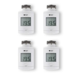 PACK STARTER 4 TRV 1.0 | 4 têtes thermostatiques intelligentes M30 x 1,5 - Delta Dore 6050683 