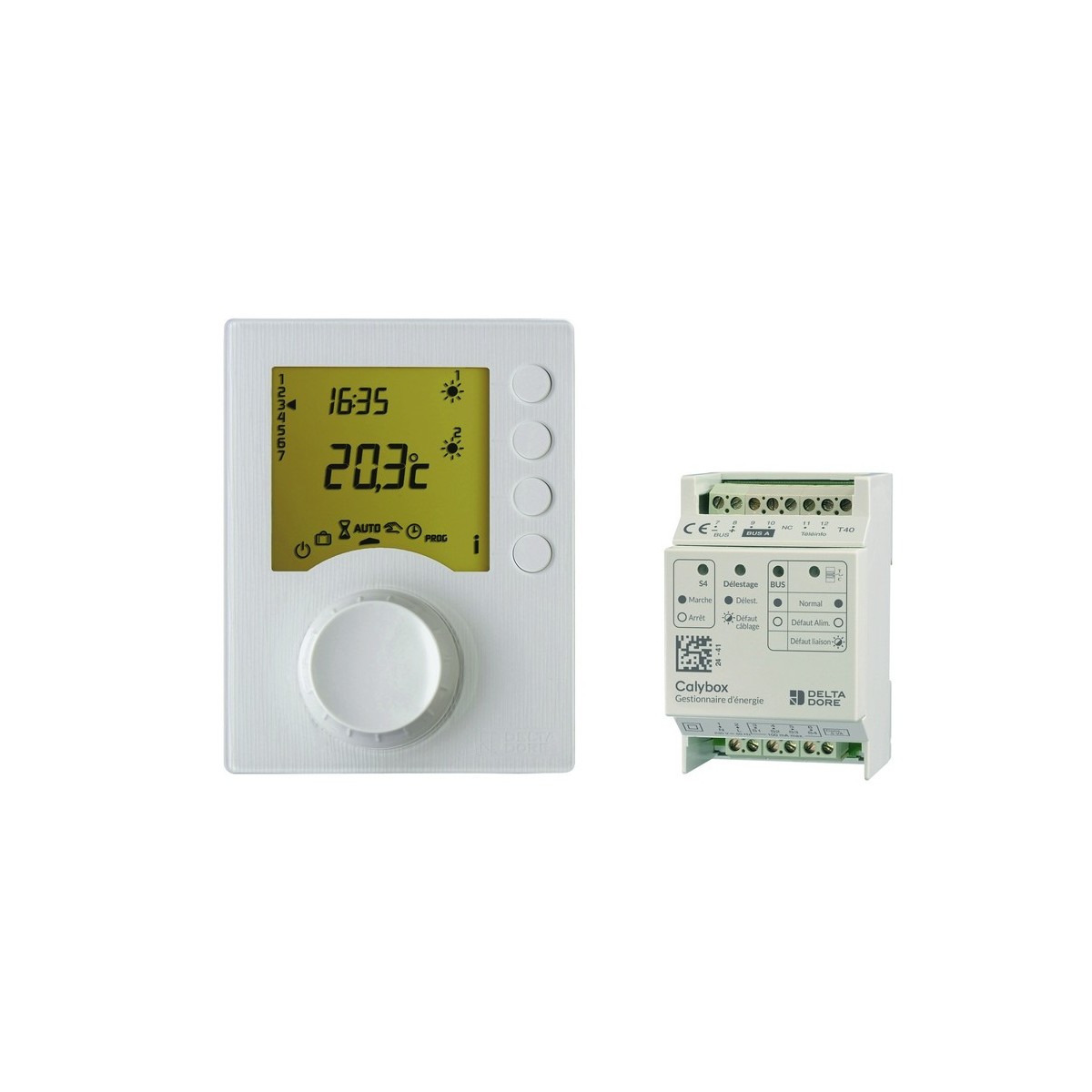 CALYBOX 230 - Gestionnaire d'énergie domotique - 3 zones - DELTA DORE 6050392 