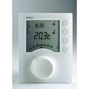 DRIVER 620 Programmateur de chauffage FIL PILOTE - 2 zones - Delta dore 6050426 