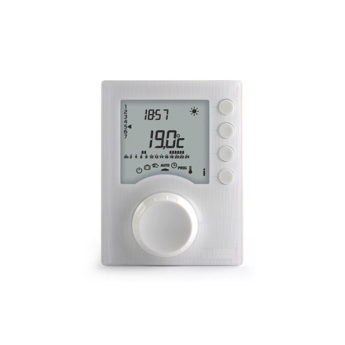 Thermostat programmable avec 2 niveaux de consigne TYBOX 117 - 6053005 DELTADORE 