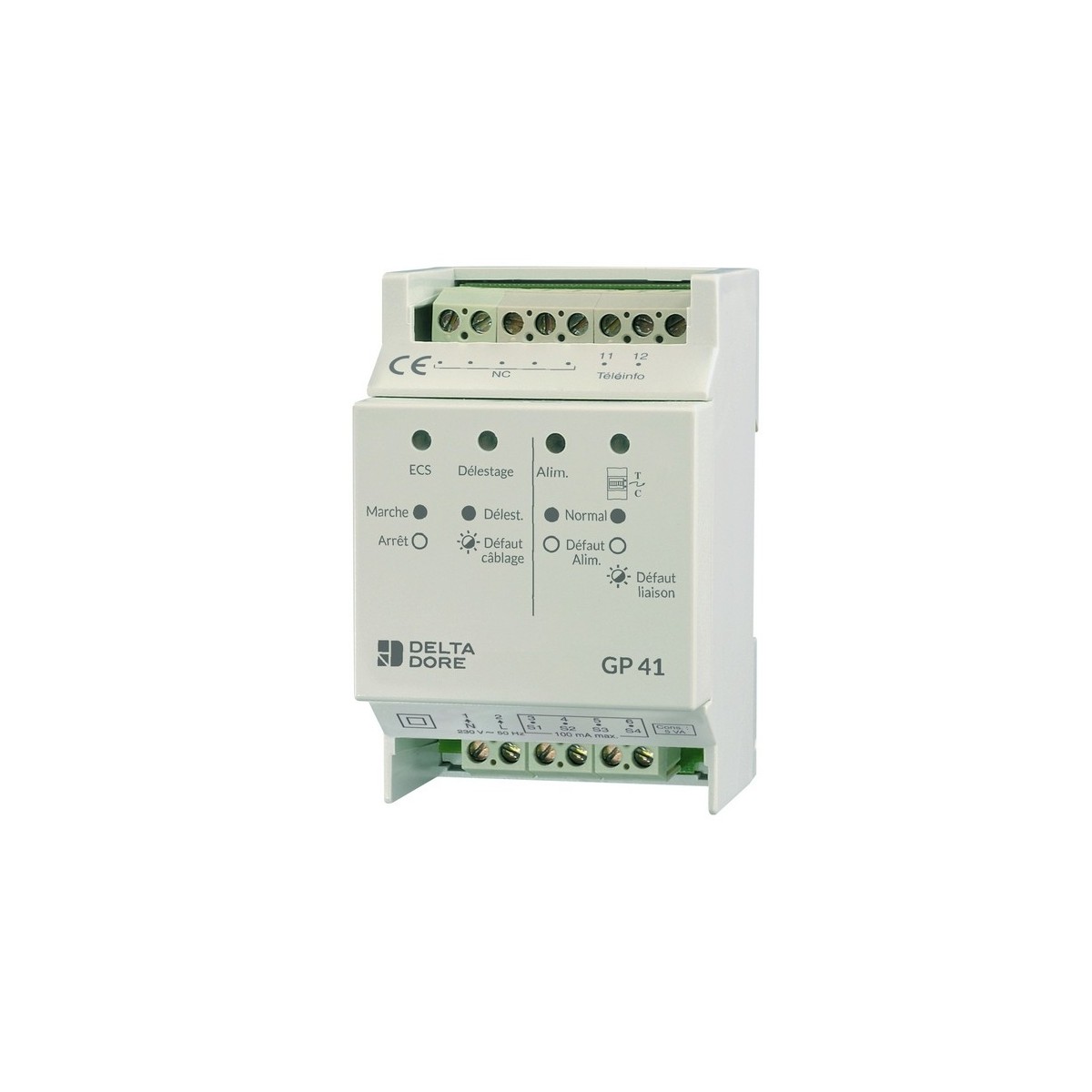 Délesteur Fil Pilote pour éviter les coupures de courant GP 41 - DELTA DORE 6100027 