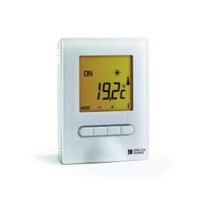 Delta Dore - MINOR 12 : Thermostat digital semi-encastré pour plancher ou plafond rayonnant électrique - 6151055 
