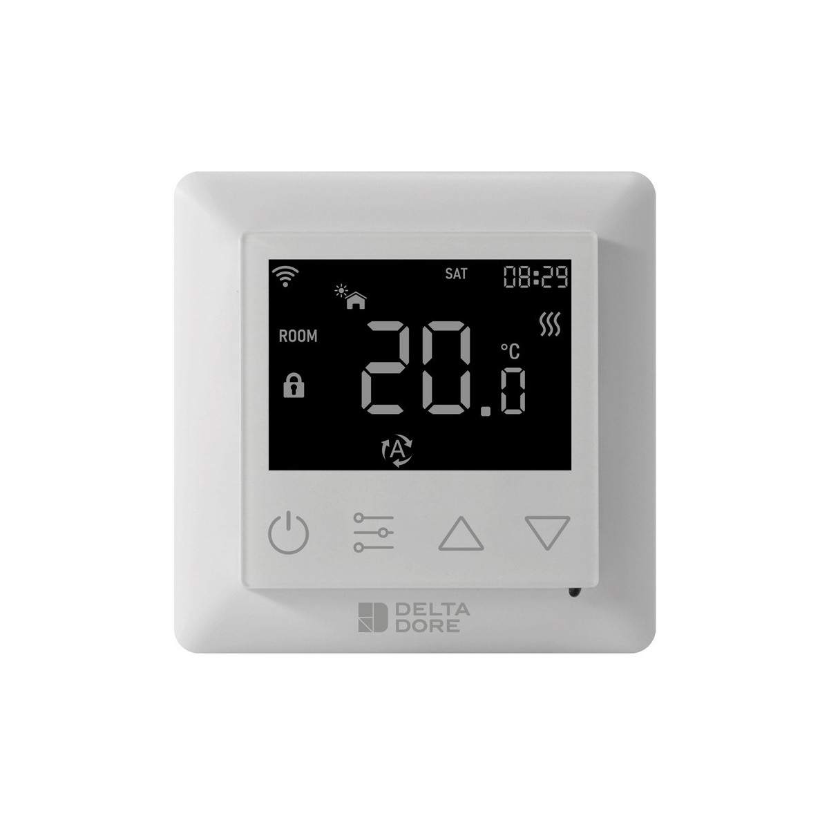 Thermostat de chauffage électrique intelligent Tybox Zigbee Blanc - Delta Dore 6151059 