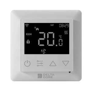 Thermostat de chauffage électrique intelligent Tybox Zigbee Blanc - Delta Dore 6151059 