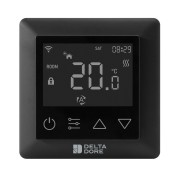 Thermostat de chauffage électrique intelligent Tybox Zigbee Noir - Delta Dore 6151060 