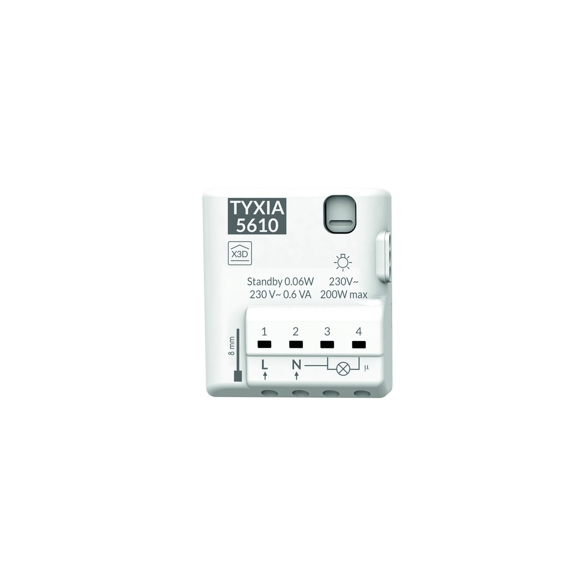 Equipement sans fil pour éclairage connecté ou interrupteur connecté TYXIA 5610 DELTADORE - 6351400 