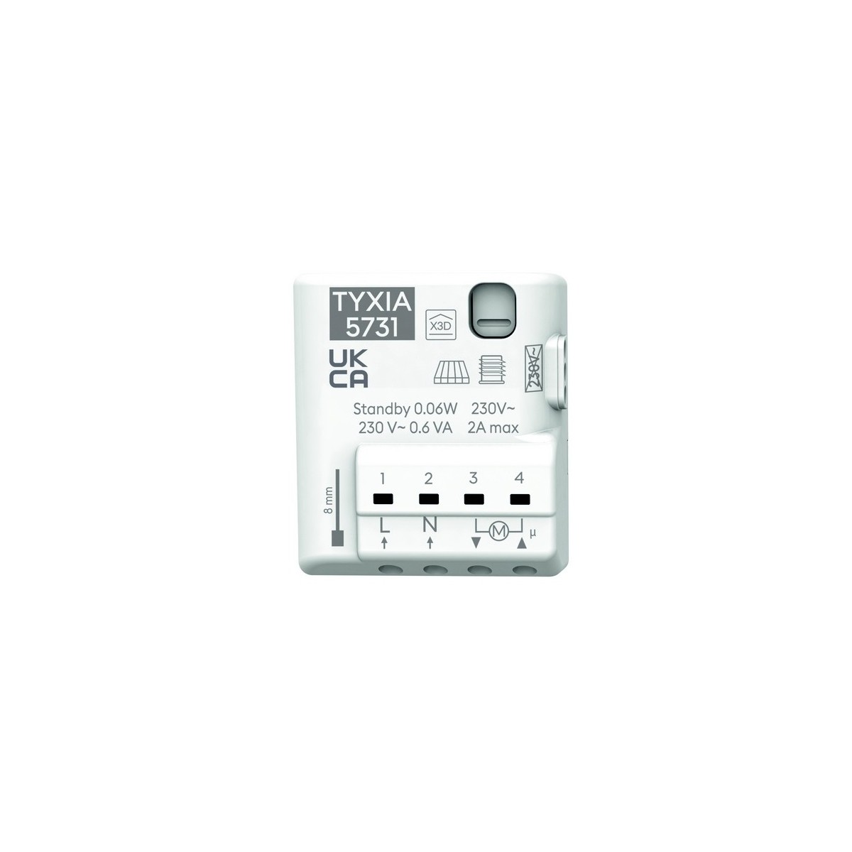 TYXIA 5731 - Récepteur nanomodule pour pilotage des stores - DELTADORE 6351412 