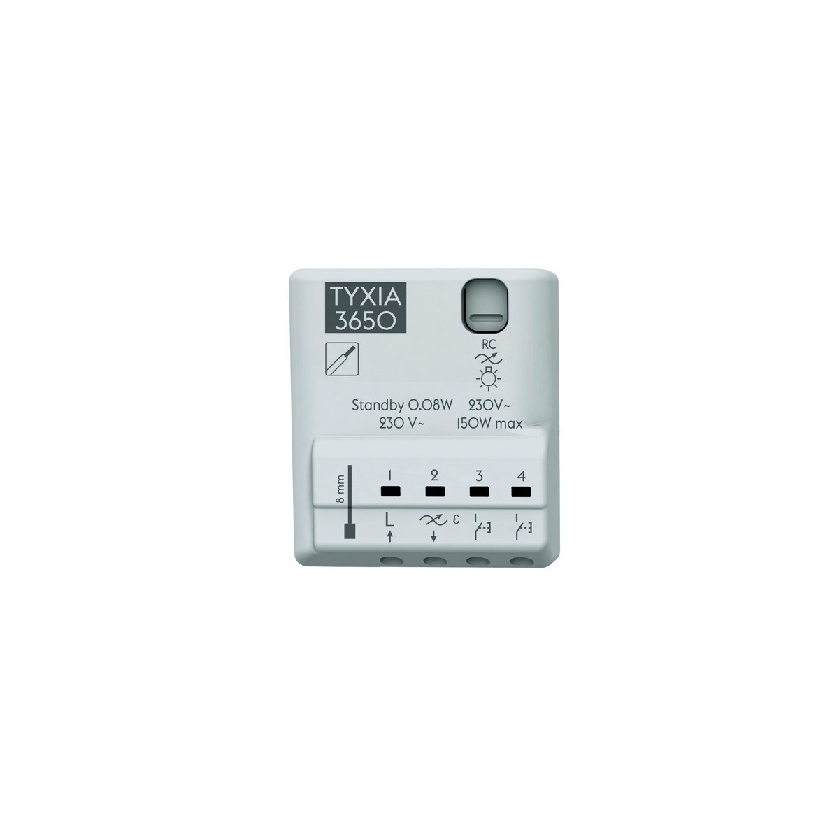 Equipement filaire variateur d'éclairage avec minuterie TYXIA 3650 - Delta Dore 6351428 