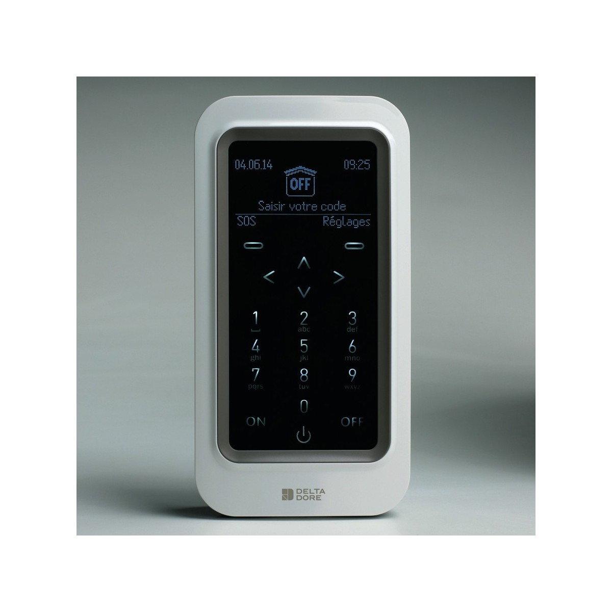 Clavier tactile avec écran Radio - CLT 8000 TYXAL+ Delta Dore 6413252 