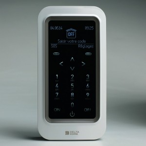 Clavier tactile avec écran Radio - CLT 8000 TYXAL+ Delta Dore 6413252 