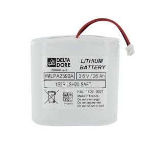 BP CS 8000 Tyxal+ - Bloc piles pour centrale d'alarme - DeltaDore 6416222 