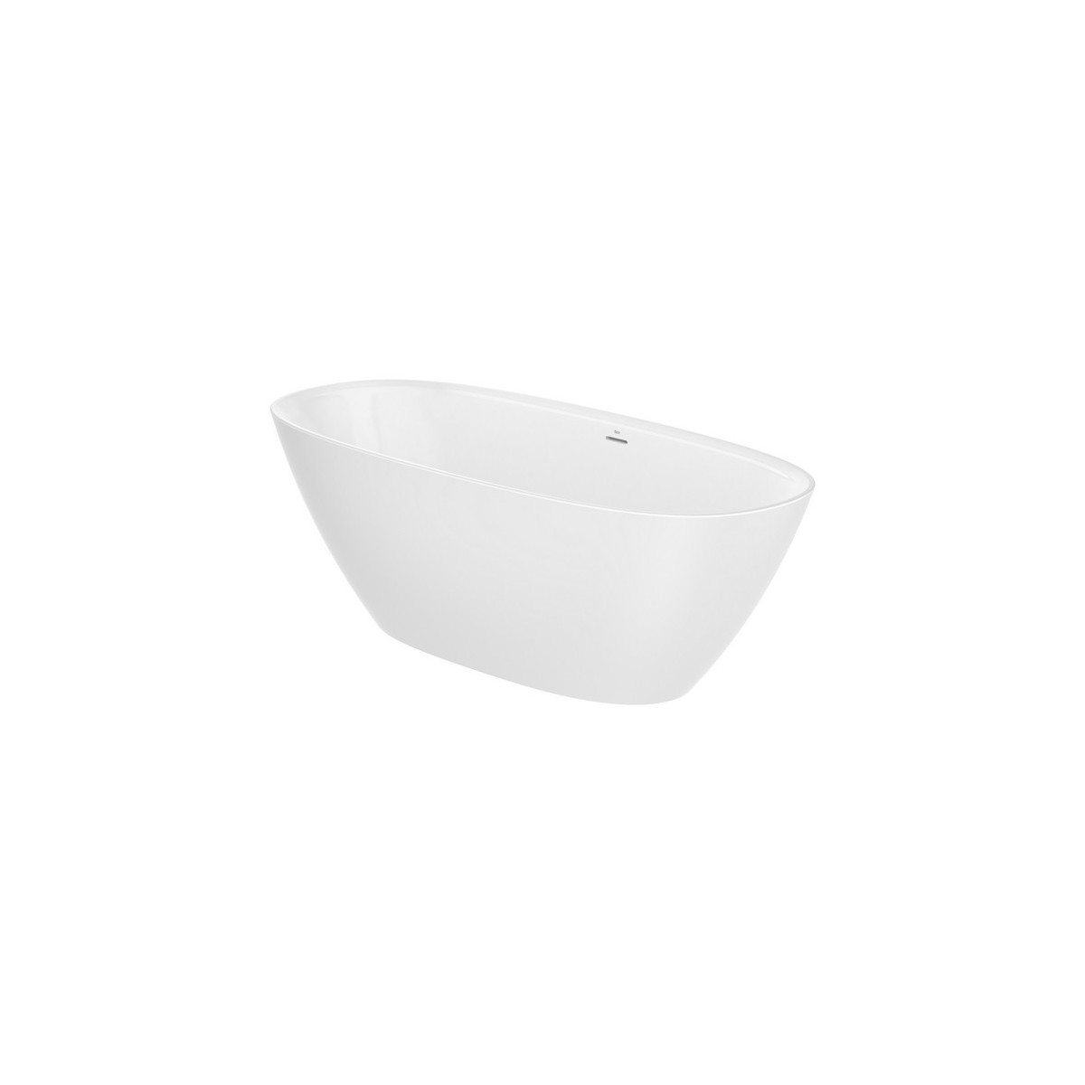 Ariane baignoire îlot stonex 180x80 blanc - ROCA A248669000 