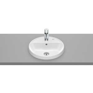 The gap round vasque à encastrer percée 1 trou avec trop plein ø40x4 cm - ROCA A3270Y4000 