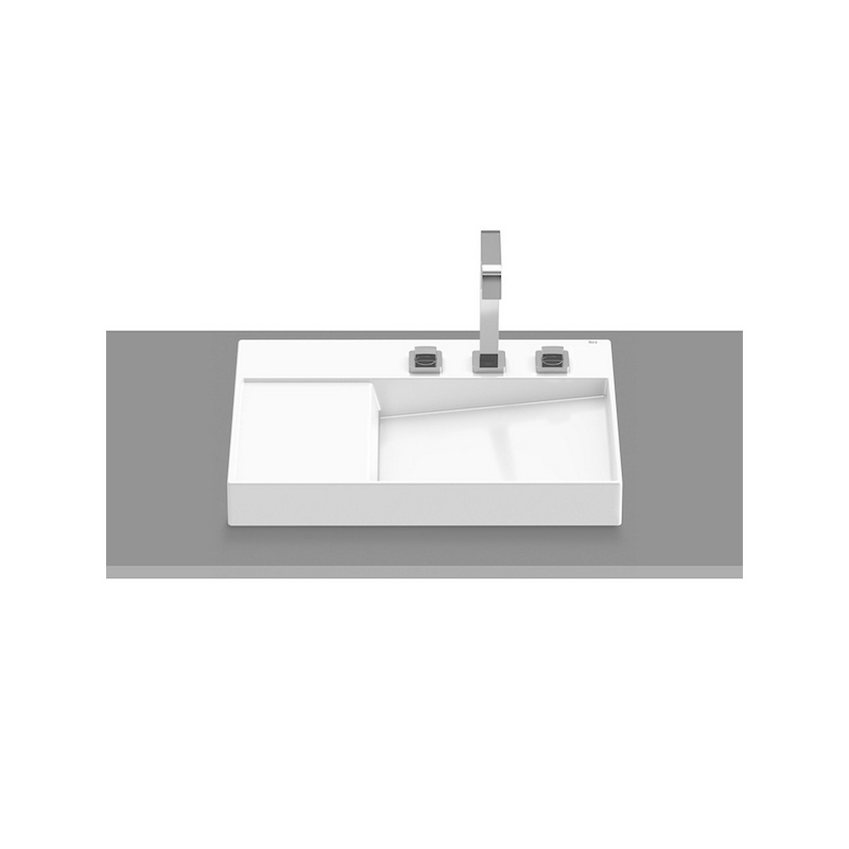 Horizon vasque à poser view 600x420 mm blanc brillant - ROCA A32727400B 