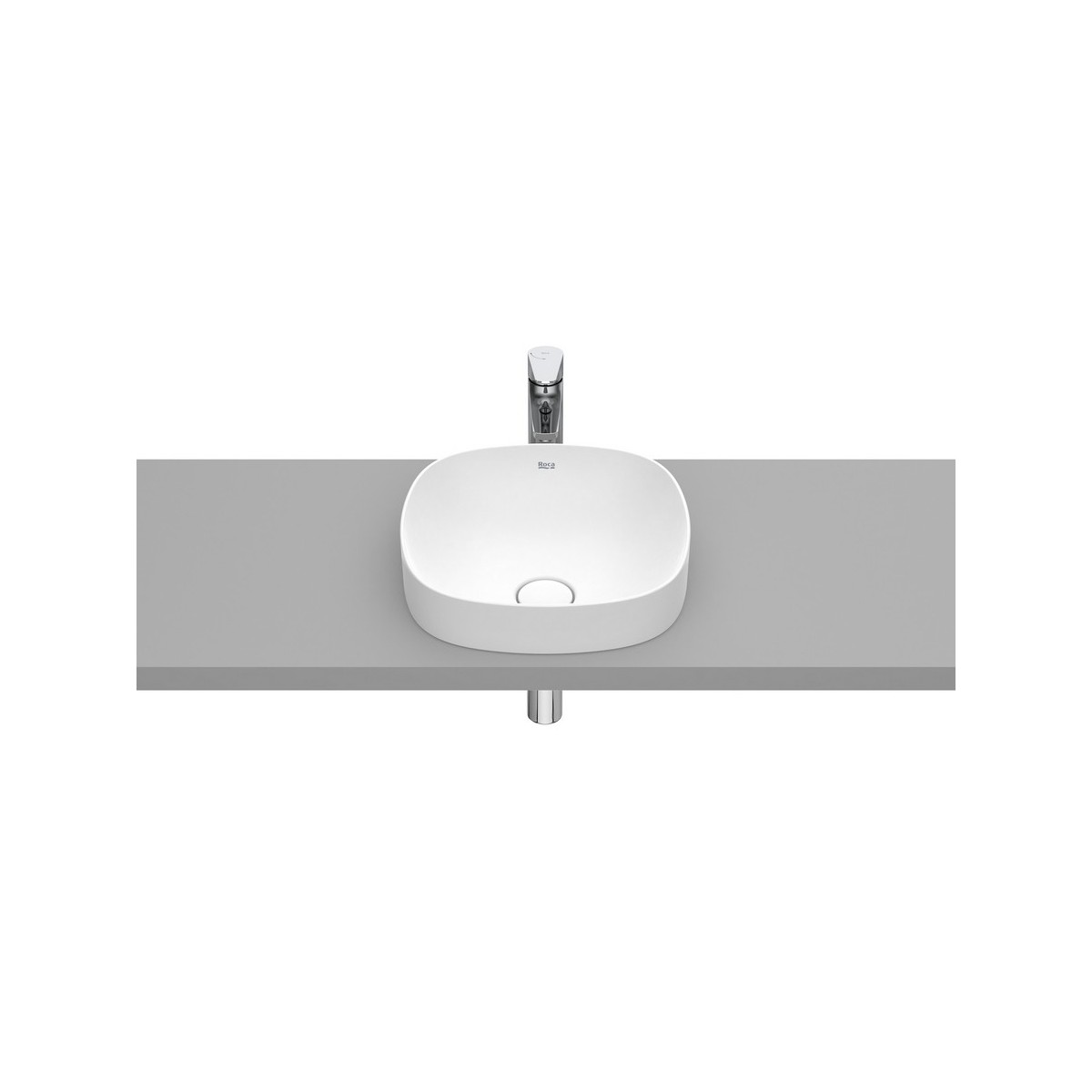 Inspira soft lavabo semi-enc 37 blanc mat - ROCA A32750R620 