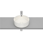 Inspira round vasque à poser en fineceramic sans trop-plein 37x37 beige - ROCA A327523650 