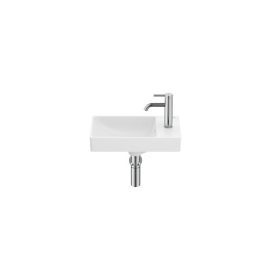 Ona lave-mains avec jeu de fixations en fineceramic 450x260 blanc mat - ROCA A327681620 