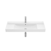 Ona lavabo mural avec jeu de fixations en fineceramic 1000x460 blanc mat - ROCA A32768A620 