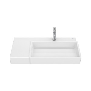 Tura lav asym cuve a droite 800x430mm blanc brillant - ROCA A327696000 