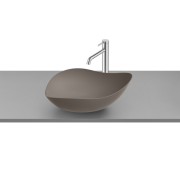Ohtake vasque à poser en fineceramic sans trop plein 540x375x185 mm café - ROCA A327A13660 