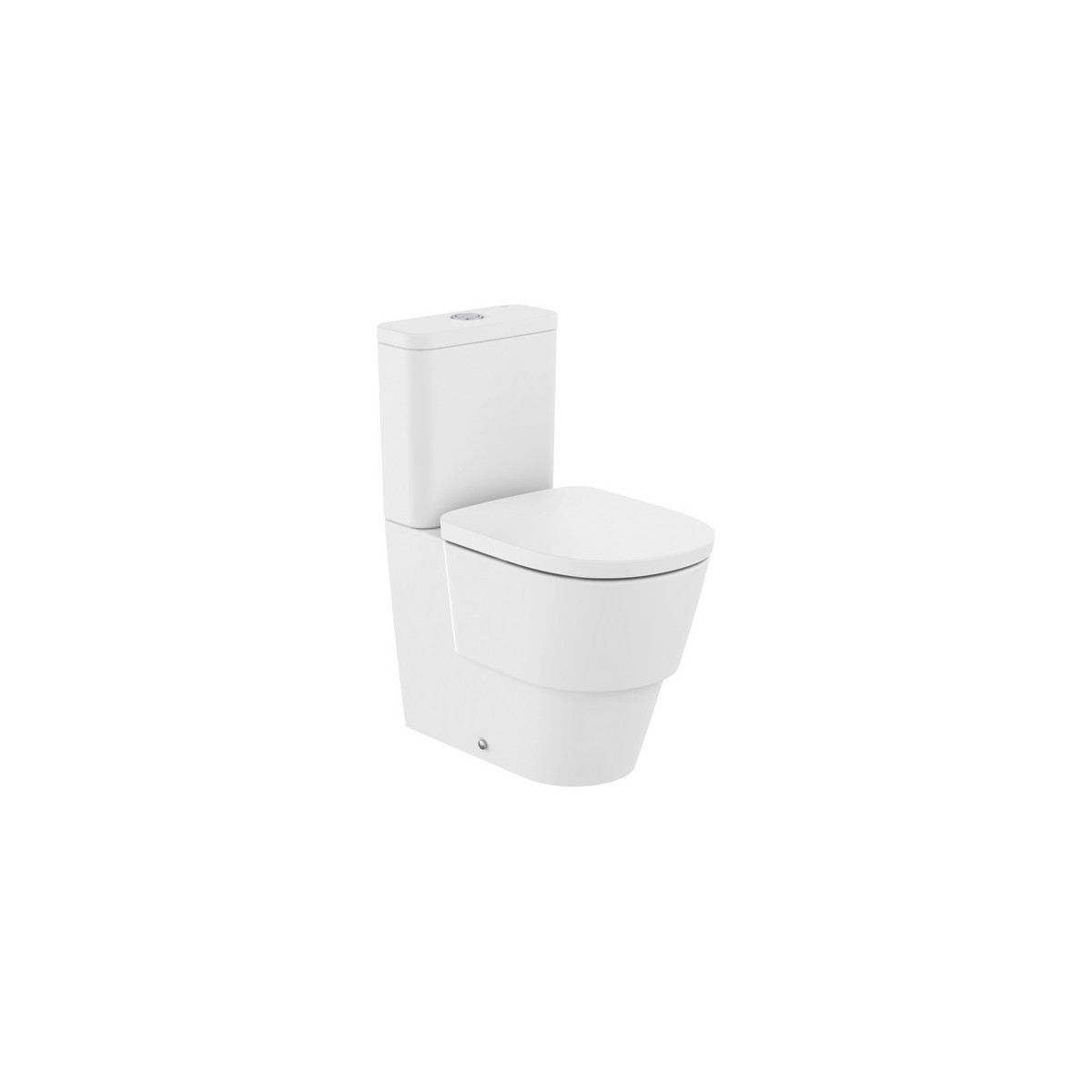 Tura cuvette de wc au sol roca rimless®, à évacuation duale blanc mat - ROCA A342697620 