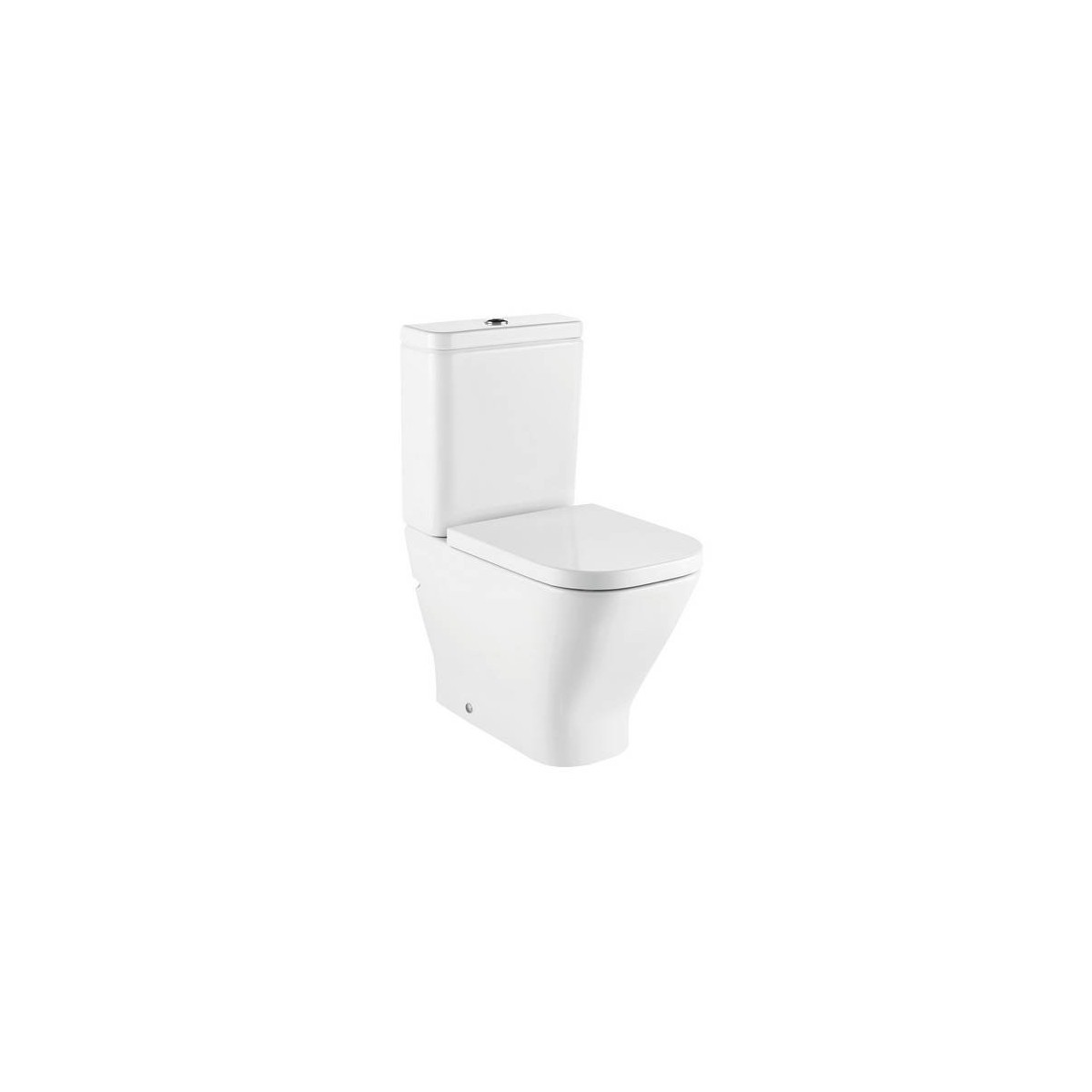 The gap square cuvette compacte duale sans bride 600 mm fixations murales. blanc - ROCA A34273A000 
