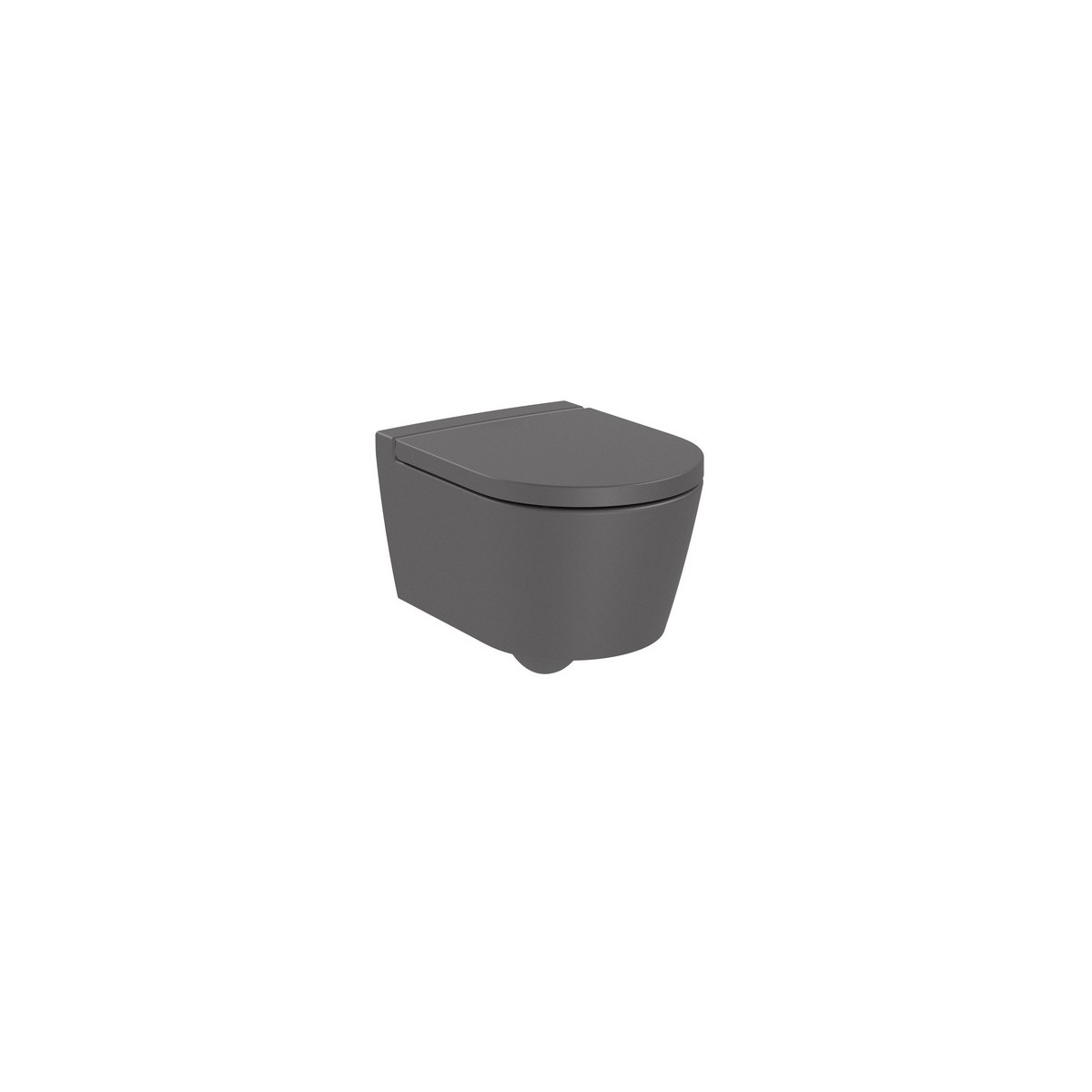 Inspira round cuvette suspendu compact sans bride 480x370 mm onyx - ROCA A346528640 