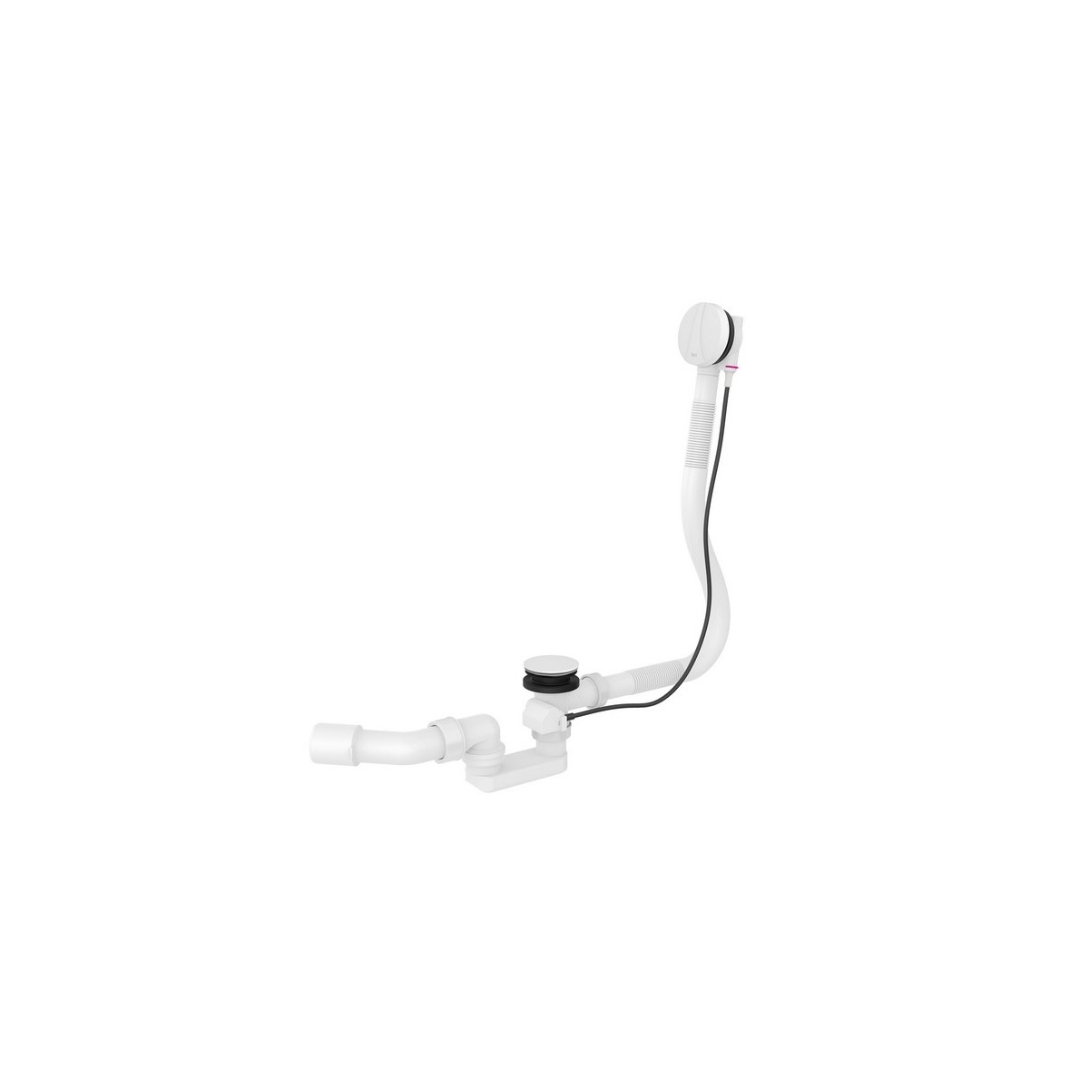 Vidage auto universel baignoire avec siphon blanc brillant - ROCA A50640460A 