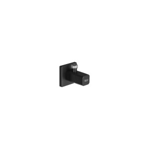 Robinet d’arrêt équerre square tête céramique 1/2” noir mat - ROCA A5251679NB 