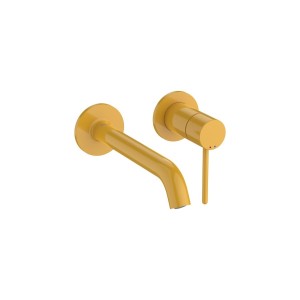 Nu mitigeur lavabo à encastrer avec poignée fine jaune miel - ROCA A5A353FP10 