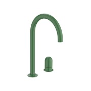 Nu mitigeur lavabo "l" 2 trous corps lisse poignée dôme vert menthe - ROCA A5A3W3FP20 