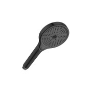Plenum round 130/3 douchette ø 130 mm avec 3 fonctions 8 l/min. tit black brossé - ROCA A5B8114NM0 