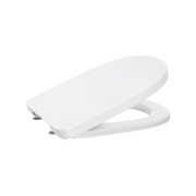 Tura abattant frein de chute déclipsable en urea blanc brillant - ROCA A801F02002 