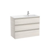 The gap unik meuble 3 tiroirs + lavabo slim droite 1000mm frêne nordic - ROCA A851492434 