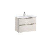 The gap unik meuble 2 tiroirs + lavabo slim 700mm frêne nordic - ROCA A851496434 
