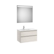 The gap pack 2t lav gche 800mm (unik+miroir) frêne nordic - ROCA A851512434 