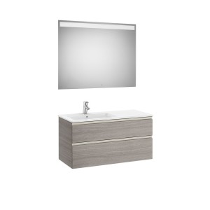 The gap pack 2t lav gche 1000mm (unik+miroir) city oak - ROCA A851514402 