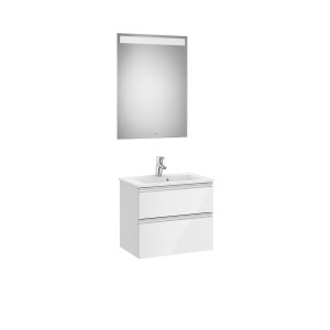 The gap pack cpt 2t 600mm (unik+miroir) blanc brillant - ROCA A851526806 