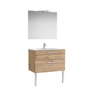 Victoria pack 2 tiroirs 800mm noyer - ROCA A851604517 