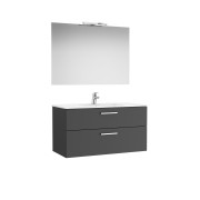 Victoria pack 2 tiroirs 1000mm gris anthracite - ROCA A851605153 