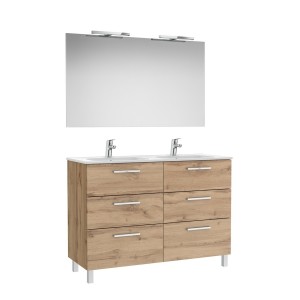 Victoria pack 3 tiroirs 1200mm noyer - ROCA A851609517 