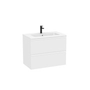 Tenue unik 2 tiroirs 800mm blanc mat - ROCA A851934529 