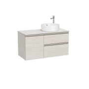 The gap meuble 2t+1p pr vasq à dte 1000 mm frêne nordic/poignées nickel mat - ROCA A851956434 