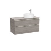 The gap meuble 2t pr vasq à dte 1000 mm city oak/poignées nickel mat - ROCA A851958402 