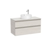 The gap meuble 2t pr vasq centrée 1000 mm frêne nordic/poignées nickel mat - ROCA A851960434 