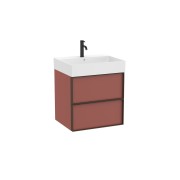 Inspira unik 2 tiroirs 600x490mm terracotta mat - ROCA A851990552 